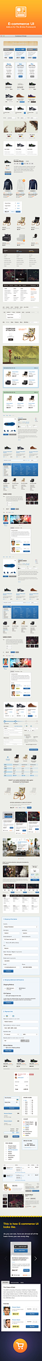 E-commerce UI – User Interface Kit