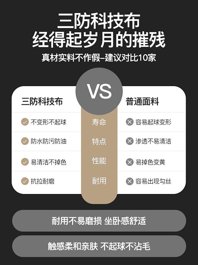 免洗科技布布艺床轻奢现代简约卧室双人床北...