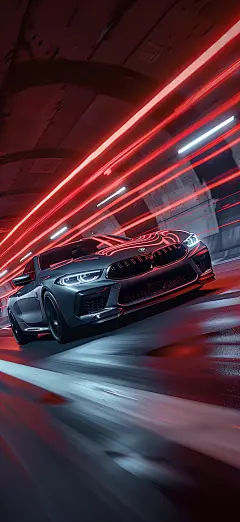 宝马BMW M8，极速光影 | 手机壁纸