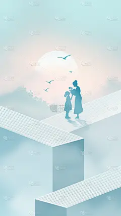 教师节系列通用简约线条书本背景素材