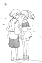 #线稿#漫画卡通人物绘画 平面 灵感 素材 二次元  千与千寻
@冒险家的旅程か★