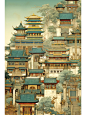 Ai国风丹青画练习 附咒语