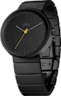 Amazon.com: Braun Men's BN0171BKBKG Ceramic Analog Display Japanese Quartz Black Watch: Braun: Watches