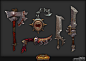 More Warlords of Draenor Weapons, Calvin Boice : Some more weapons I worked on for Warlords of Draenor.