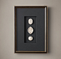 Great in multiples for graphic statement. RH-19th C. European Intaglios Black - $249ea