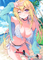 《U CHINOKO BIKINI3》原画级别，泳装绝美插画集(LaGo-On)分享赏析-16P