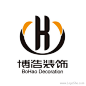 博浩装饰Logo设计_logo设计欣赏_标志设计欣赏_在线logo_logo素材_logo社