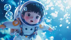 海洋、人物、潜水、男孩 (10)