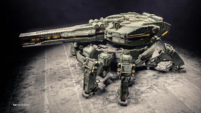 The walking Tank-花瓣网