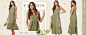 ANRABESS Women's Summer Casual Sleeveless V Neck Swing Dress Casual Flowy Tiered Maxi Beach Dress with Pockets at Amazon Women’s Clothing store