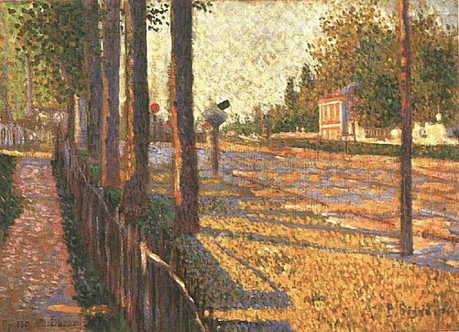 法国新印象派画家保罗·西涅克（Paul Signac）油画作品-油画世界-花瓣网