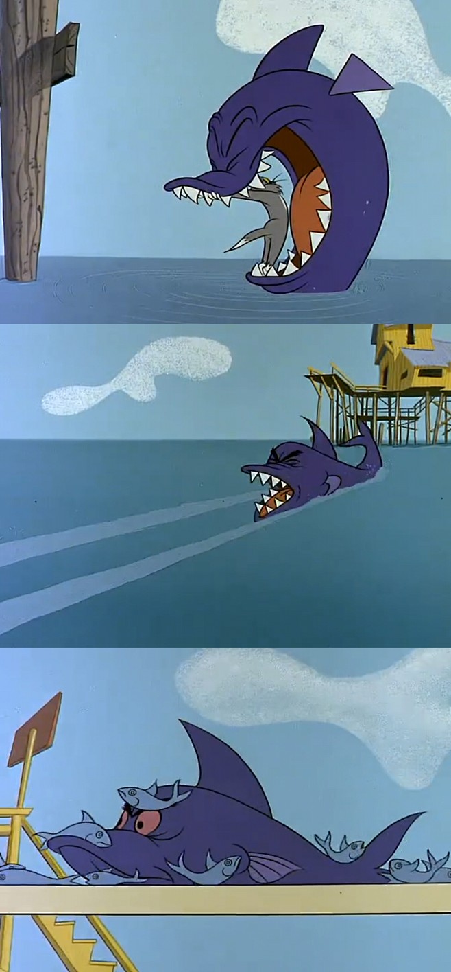 猫和老鼠三宫格动漫壁纸