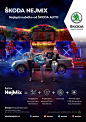 Skoda : Tongue-in-cheek visuals for Skoda Auto combining rendered CG cars, location and studio photography.