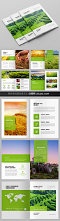 绿色农产品画册农业画册-众图网