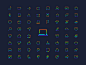 Unoline Icons Set figmadesign vector collection gradient stroke live unoline icons pride outline