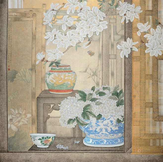 【刘宏伟花鸟画作品欣赏】-花瓣网