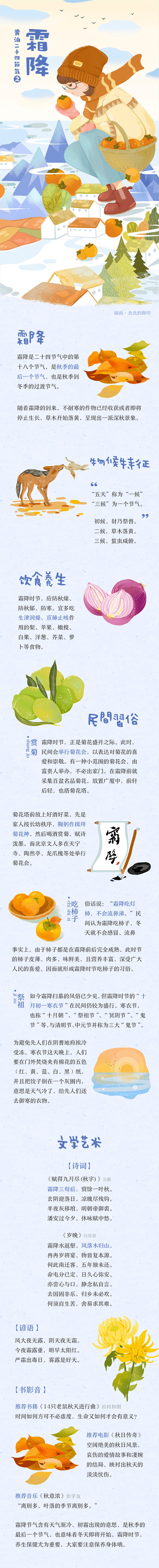 「黄油二十四节气 x 二十四插画师」今日...