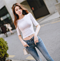 ★Jung Yoon★180421 图片の牛仔裤套装No.01814_看图_朴正允吧_百度贴吧