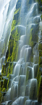 Oregon's Proxy Falls 美国俄勒冈州的飞流瀑布
