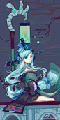 阴阳师手游 同人手绘 影子的爪子/绘