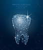 Free vector innovative stomatology composition with healthcare and treatment symbols realistic  illustration
