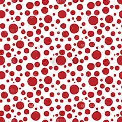 无缝红点背景