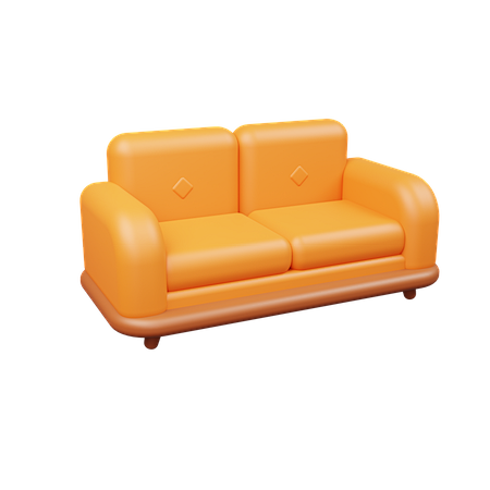 Sofa 3D Illustration