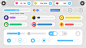 GUI Kit Simple Round - Asset Store :  GUI Kit Simple Round 
 
1920x1080 high-resolution graphics
 
627 sources as PNG 
72 button icons 
24 sources as PSD 
Fonts included 
 
 
 
 
If you have a question about the asset, please send it to following E-mail a