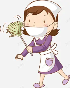 口罩女仆高清素材 人物画 卡通手绘 口罩女仆 水彩画 肖像画 装饰图案 元素 免抠png 设计图片 免费下载 页面网页 平面电商 创意素材