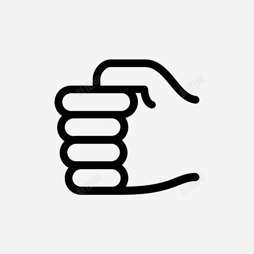手按拇指手势信号图标 标识 标志 UI图标 设计图片 免费下载 页面网页 平面电商 创意素材