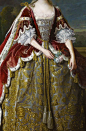 detailsdetales:

Portrait of Augusta of Saxe-Gotha, Princess of Wales (1742)
Jean-Baptiste van Loo
