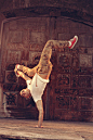 Breakdancer - stock photo