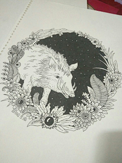 虹%艳薄泯《采集到插画