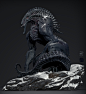 ArtStation - Loïc Muzy's Monster in snow (Material and W.I.P), Xinhang C