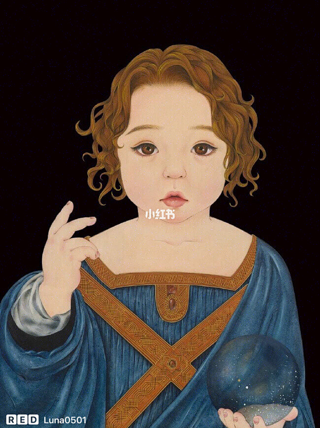 世界名画萌宝版 如此萌萌哒,如此可爱,我.