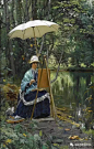 丹麦风景油画大师Peder Mork Monsted蒙森德作品【多图】 :  丹麦画家蒙森德Peder Mork Monsted（1859-1941）以画风景画而著名，他是一个浪漫主义者，擅长描绘壮丽的景观和古迹，对细节和色彩的把握深有研究。他的画描...