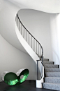 Modern Pacific Heights Townhouse | Butler Armsden Architects | San Francisco Staircase Layout, Staircase Railings, Stairways, Staircase Remodel, Handrail, Townhouse Interior