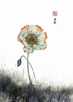 Dansvotrecoeur采集到色彩水墨