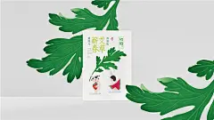 初链-艾草洗浴包包装设计