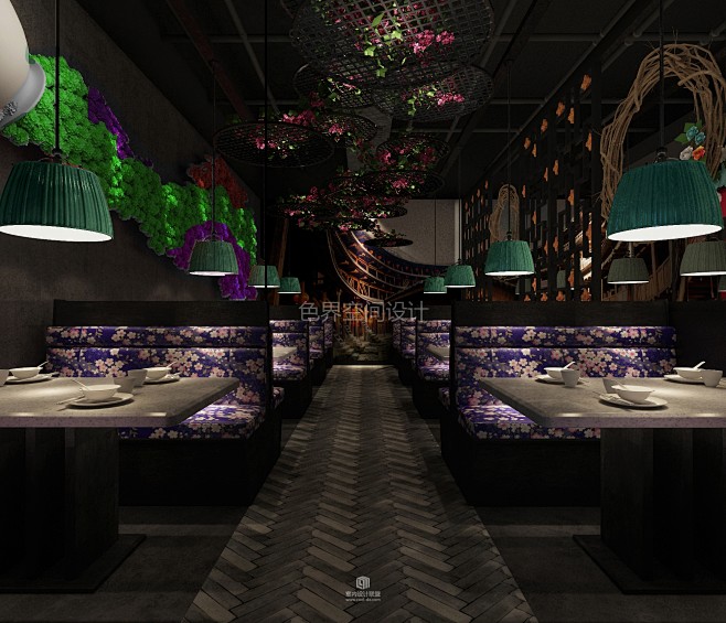 惠州客二代印象汇店餐厅设计-色界空间设计...