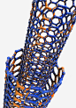 纳米材料技术png免抠素材_新图网 https://ixintu.com 纳米分子 网状结构 物质材料 高分子技术