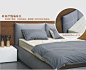 北欧布艺床现代可拆洗1.5/1.8米软床cbd床小户型简约婚床储物布床-tmall.com天猫