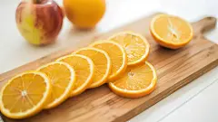 橙子果肉绿色美味高清水果新鲜健康