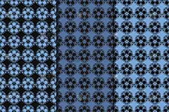 花卉无缝模式。蓝花的元素