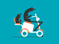 Scooter dribbble