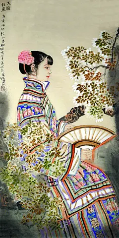金增友 花树轻风