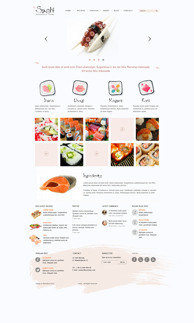 Sushi - wordpress th...