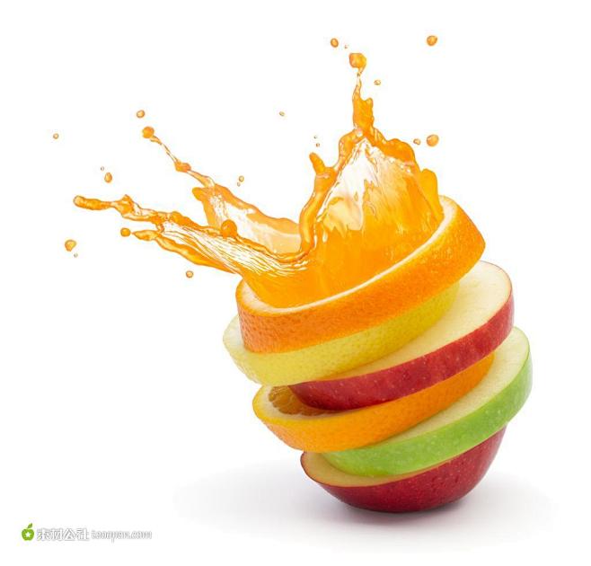 飞溅的果汁创意水果图片