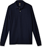 Lee Uniforms Men's Modern Fit Long Sleeve Polo, Black, Small at Amazon Men’s Clothing store: Fashion T Shirts