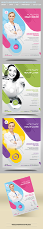 Health Insurance Flyer Template : SPECIFICATIONS:1) Dimensions: 8.75" by 11.25" in size with bleeds2) Resolution: 300 dpi CMYK / ready for print3) Editable fonts/text4) Easy to change colors5) JPEGS included6) Properly Layered 3 Photoshop Files7